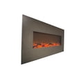 thumbnail image 3 of Touchstone 80026 50 in. Onyx Stainless Wall Mounted Electric Fireplace, Stainless Steel, 3 of 8