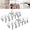 02#Gray, variant on Bxaolu Foldable Clip and Drip Hanger with 32 Clips - Plastic Hanging Drying Rack for Clothes Underwear Socks