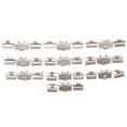 thumbnail image 1 of 10 Pcs Roulettes Coulissantes en Acier Inoxydable pour Vitrine, 1 of 9