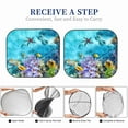 thumbnail image 6 of Kll Corals And Tropical Fish Windshield Sun Shade 2-Piece Foldable Car Front Window Sunshade For Most Sedans Suv Truck- Large, 6 of 7