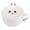 white, variant on Bunny Ear Noodle Bowl – Cute 304 Stainless Steel Soup Container with Lid & Handle for Dorm Life & Office Lunches