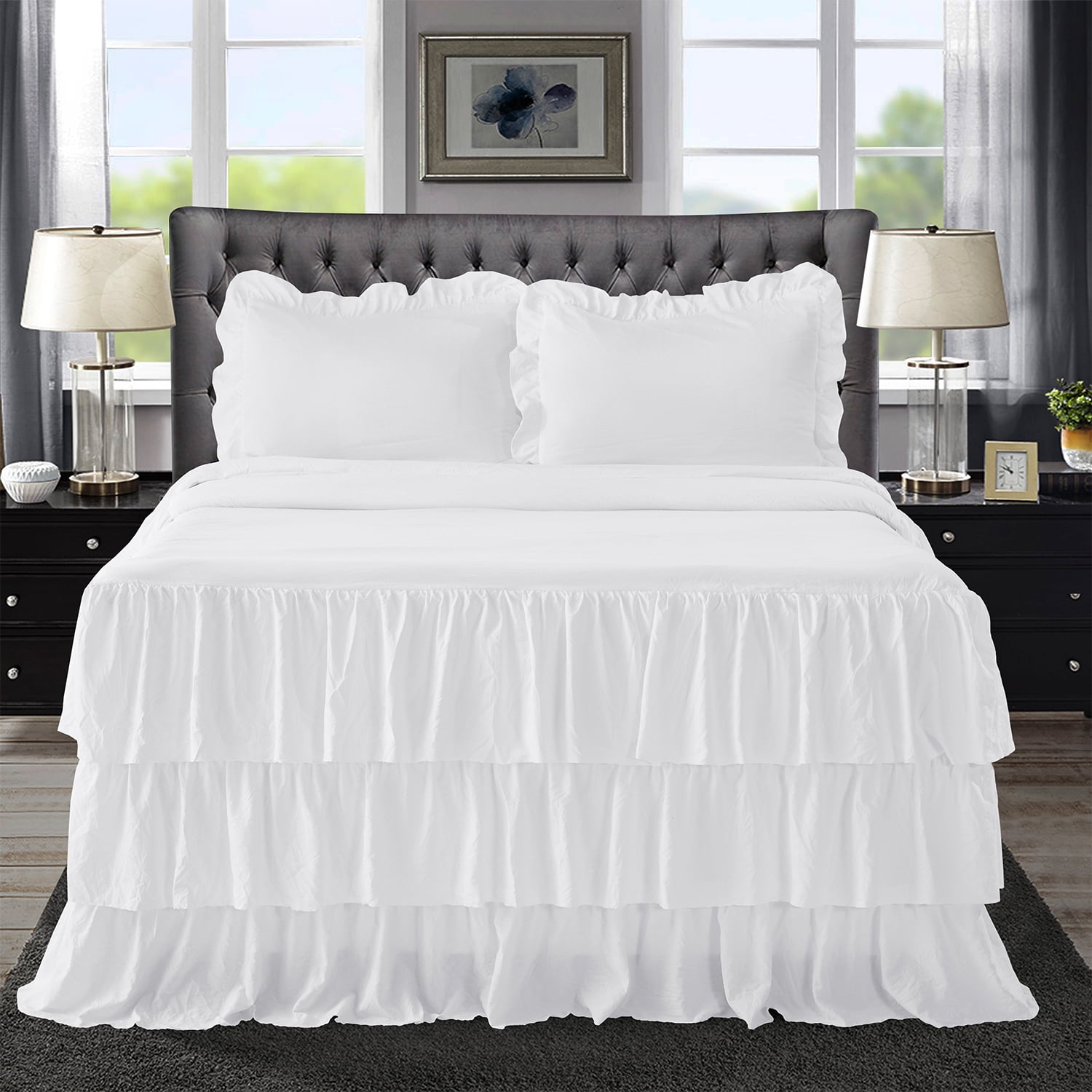 Ruffle Bedding Sets Photos Cantik