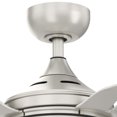 thumbnail image 3 of ModFusion Silver Ceiling Fan with Remote Control, 3 Blades, 54-inch, 3 of 10