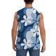 thumbnail image 4 of Fotbe Flower Men's Camiseta sin Mangas Estampada para Hombres, Playera Casual para Gimnasio, Entrenamiento, Playa-Large, 4 of 7