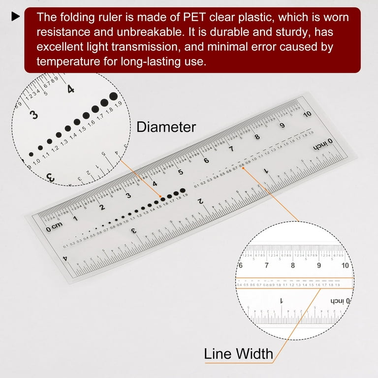 0.5 inch store in ruler