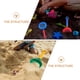 thumbnail image 3 of KAKOWELY 5 palas de arena de plástico para el suelo, herramientas de juego de arena de playa de verano para niños, 3 of 4