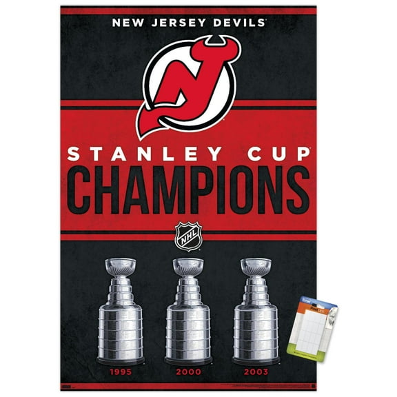 NHL New Jersey Devils - Champions 23 Wall Poster, 14.725" x 22.375"