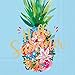 thumbnail image 3 of Boston International IHR 3-Ply 20-Count Cocktail Beverage Paper Napkins, 5 x 5-Inches, Hello Summer Blue, 3 of 3