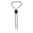 thumbnail image 1 of Bolo Tie para Hombres Mujeres Western Cowboy Camisa Cadena PU Cuero Cuerda Ajustable Hugo Corbata Bolo para Hombre, 1 of 9