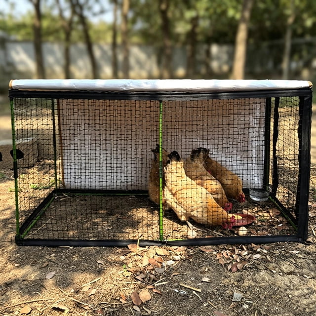 Gallinero tipo , jaula para aves de corral, , resistente al viento, fácil instalación, con acceso para con movilidad reducida.