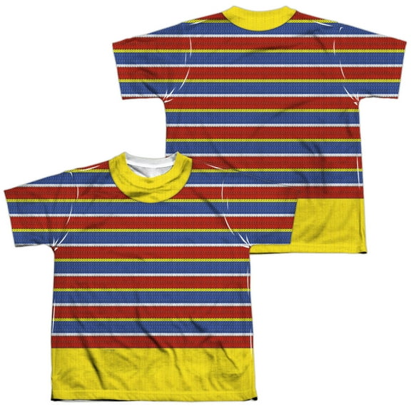 Sesame Street TV Show Ernie Costume Boys Youth Front/Back Print T-Shirt Tee