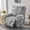 Style 8, variant on AIGIA Floral Printed Recliner Cover with Pockets Single Reclining Slipcover 4-Pieces Recliner Armchair Cover with Elastic Bottom