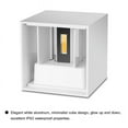 thumbnail image 4 of LED Wall Light Adjustable 12W IP65 Square Waterproof Indoo Surface Mounted Porch Light(Warm White), 4 of 7