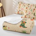 thumbnail image 4 of Erosebridal Cowgirl Cowboy Bed Spread Queen for Boys Girls, Western Cactus Queen Coverlet Set, 3pcs, 4 of 7