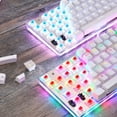 thumbnail image 5 of ziyahi Luminous Mechanical Keyboard 87 Keys RGB Backlight Office School Game Laptop PC Computer Key Board Replacement Gaming Blue Switch, 5 of 5
