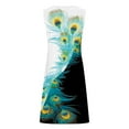 thumbnail image 5 of WILLBEST Robe Women Robe de Plage Mode Rayée Sans Manches Dos Nu Camisole Plage Mini, 5 of 5