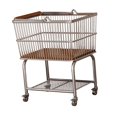 thumbnail image 4 of Carrito para cesta de ropa sucia,Carrito de lavandería con ruedas para almacenar ropa,Organizador de cestas de ropa Carrito de lavandería Tienda,Cesto de ropa sucia Dormitorio Baño, 4 of 8
