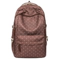 thumbnail image 2 of Backpack Polka Dot Backpack for Women Cute Backpack Nylon Waterproof Daypack Trendy Slouchy Bookpack for Campus Commute, 2 of 9