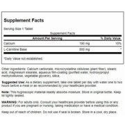 Swanson L-Carnitine Tablets, 500 mg, 100 Count