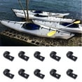 thumbnail image 1 of TEHAUX 20Pcs Plastic Fishing Rigging Bungee Buckles for Canoe Kayak Rowboat Boat Use, 1 of 7