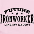 thumbnail image 2 of CafePress - Future Ironworker Like My Daddy Infant Bodysuit - Baby Light Bodysuit, Size Newborn - 24 Months, 2 of 4