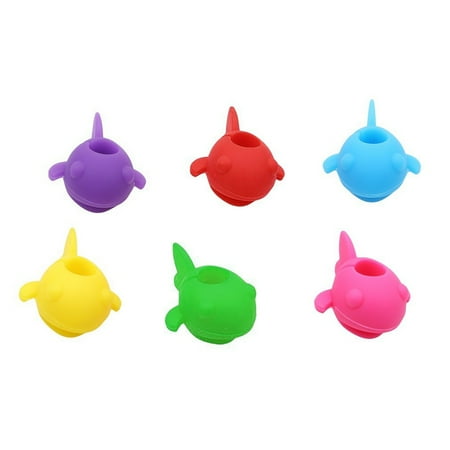 

6 PC Glass Recognizer Creative Silica Gel Label Wine Cup Party Glass Identifier coffee cup hot coffee cups plastic cups