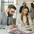 thumbnail image 6 of Shuttle Art Black Gel Pens, Ink Glide Series 90 Pack Retractable 0.5mm Fine Point Rollerball Gel Ink Pens Bulk Set Quick Drying Smooth Writing with Grip for Journaling Note Taking, 6 of 8