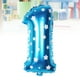 thumbnail image 3 of KAKOWELY Globos digitales de aluminio de 32 pulgadas con números, ideales para fiestas, cumpleaños, bodas y aniversarios (impresión azul, número 1), 3 of 4
