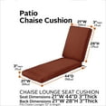 thumbnail image 5 of Classic Accessories Montlake Weatherproof Outdoor Chaise Lounge Cushion, Set of 2, 5 of 11