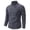 Dark Gray, variant on TFEOQRY Men's Turtleneck Sweater Textured Knit Long Solid Sleeve Pullover Fall Winter Warm Casual Tops Dark Gray