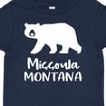 thumbnail image 4 of Inktastic Missoula, Montana White Bear Silhouette Boys or Girls Baby T-Shirt, 4 of 5