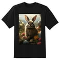 thumbnail image 2 of Plus Size Shirt for Women Black Tops for Women Short Sleeves Shirt for Women Easter T Shirt Oversized Shirt for Women S, 2 of 5