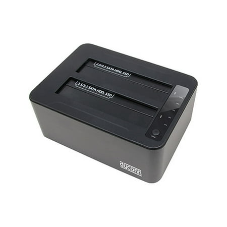 Dyconn USB 3.0 Dubbler Dock Pro 2.5/3.5 Inches HDD with HDD Clone DoD Erase Turbo USB Software