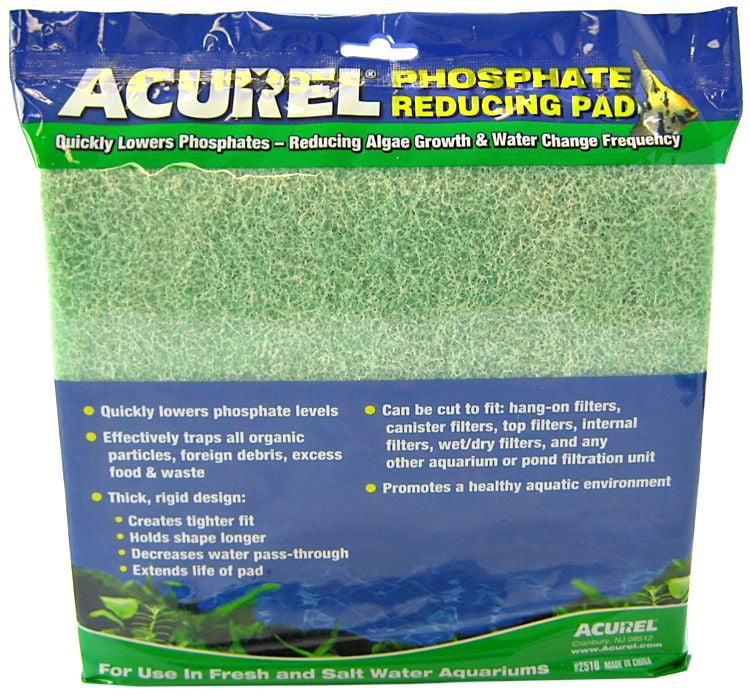 4 PACK DEEP BLUE PROFESSIONAL PHOSPHATE REDUCER FILTER PAD 18  X 10 inch 