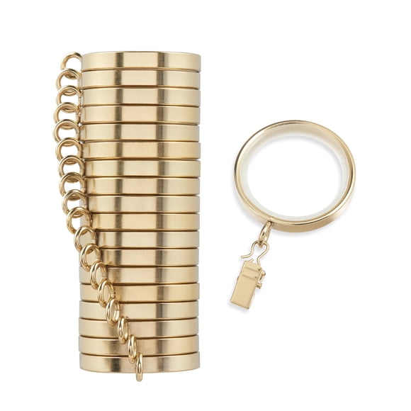 Anillos para cortinas MODE Cambria Designer Series, 2 pulgadas, 18 unidades