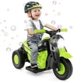 thumbnail image 3 of CIPACHO 6V Kids Electric Ride on Motorcycle with Bubble Maker and Music, Electric Motorcycle for Kids, Holiday Birthday Gift for Kids Ages 3-5, Green, 3 of 10
