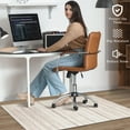 thumbnail image 2 of Chair Mat for Hardwood & Tile Floor 36"x48",Boho Moroccan Brown Computer Rolling Chair Mat Carpet Under Desk Non Slip Modern Farmhouse Gaming Rug Low-Pile Large Protector Mat, 2 of 7