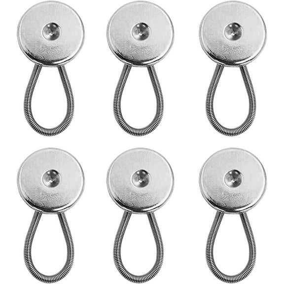 6pcs Collar Extenders for Mens Shirts - Button Extender for Dress Shirts, Comfortable Collar Stay high-Grade Spring Alloy, for Mens Dress Shirts Suits Trouser, Coat, Shirts