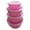 Pink, variant on Large Plastic Bowl,Mixing Bowls with Lids Set of 4Lightweight Serving Bowl with lid,Nesting Plastic Salad Bowls with Lids for Kitchen Prepping,Baking,Serving,Dishwasher Safe(Blue)