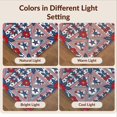 thumbnail image 7 of Design&I 2'x3' Washable Doormat Five Point Stars Red Flowers White Accents Symmetrical for Entryway, Indoor, Ultra-Thin & Non-Slip Skid-Resistant, 7 of 7