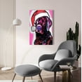 thumbnail image 6 of Epic Art 'Black Lab Christmas' by Dean Russo, Acrylic Glass Wall Art, 24"x36", 6 of 8