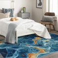 thumbnail image 4 of Abstract Rugs for Living Room Bedroom Entryway - Line Rug 2x3 - Art Carpet for Home Decor - Washable Non Slip Patterned Indoor Small Area Rug - Soft & Low Pile (ZN&314), 4 of 7