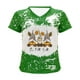 thumbnail image 4 of Camiseta con cuello en V para mujer Camiseta con estampado de Halloween Camiseta de manga corta Tops Pompotops hkajfhjk472985, 4 of 6