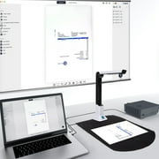 Portable Document Scanner, A4 USB Book Scanner with 8MP Document Camera for Teachers Online Teaching, Office, Learning, Smart OCR Scan Auto-Flatten & Deskew Compatible Windows
