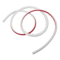 Shower Door Bottom Seal Strip 2m Peel and Stick Trim for Backsplash Tile Edge, Self-Adhesive Flexible Trimming for Corner Decor