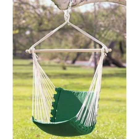 Hanging Swing Hammock Chair Outdoor Patio Porch Garden Sling Hanging Swing Hammock Chair Outdoor Patio Porch Garden Sling Green