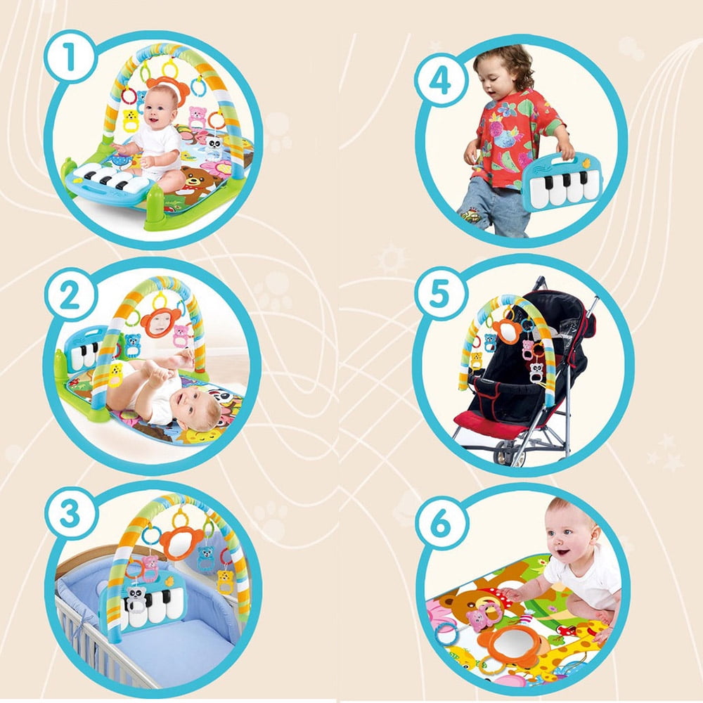 Play Mat,Kick And Play Time Musical Play Piano Playmat Kick Dazzduo Play Mat Toddlers Tummy Time Mat Center Musical Kick Play Time Play Mirror Play Musical Center Piano Mirror Play Mat