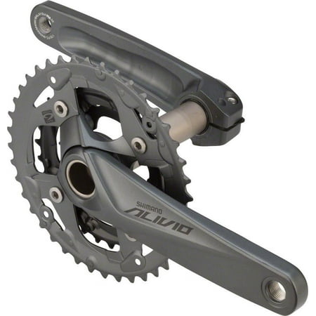 Shimano Alivio M4050 9-Speed 40/30/22t 175mm 2-Piece 96/64mm Crankset Bottom Bracket Not Included