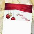 thumbnail image 5 of 2026 Happy New Year Cards Set – Elegant Red Bauble Christmas, Xmas, New Year, Holiday Greetings, Invitations, Announcements, Thank Yous | 4.25 x 5.5 (A2 Size) | 10 Cards and 10 Envelopes per Pack, 5 of 6