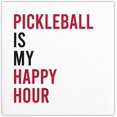 thumbnail image 1 of Santa Barbara Design Studio Party Cocktail Napkins Disposable Paper Napkin Pack, 20-Count, Pickleball is My Happy Hour, 1 of 1